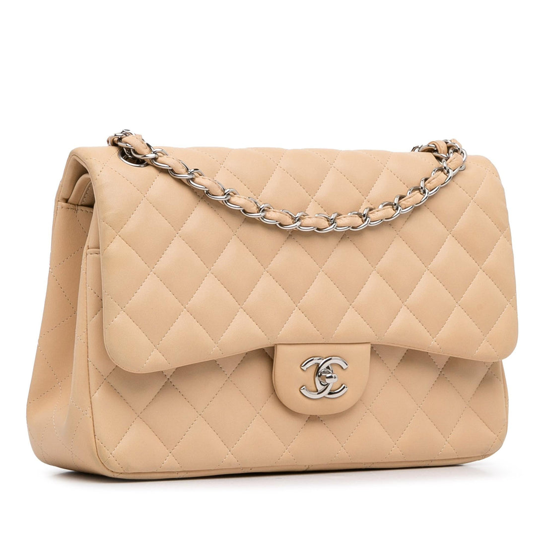 Pearl Street Bags Chanel Jumbo Classic Lambskin Double Flap (SHG-0s6J1b)