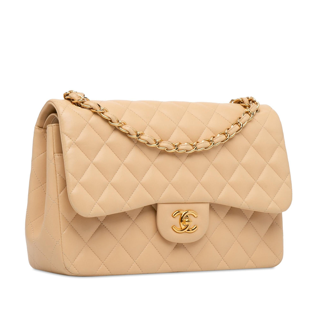 Pearl Street Bags Chanel Jumbo Classic Lambskin Double Flap (SHG-evy6Et)