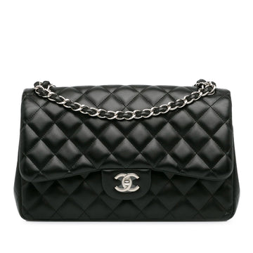 Chanel Jumbo Classic Lambskin Double Flap (SHG-WX0kkI)