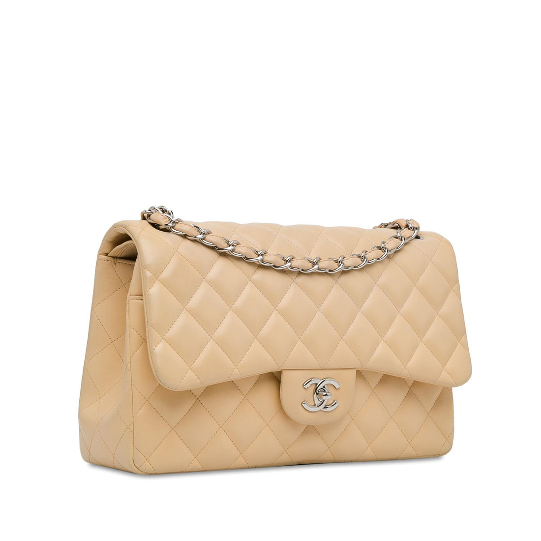 Pearl Street Bags Chanel Jumbo Classic Lambskin Double Flap (SHG-Mqc20h)