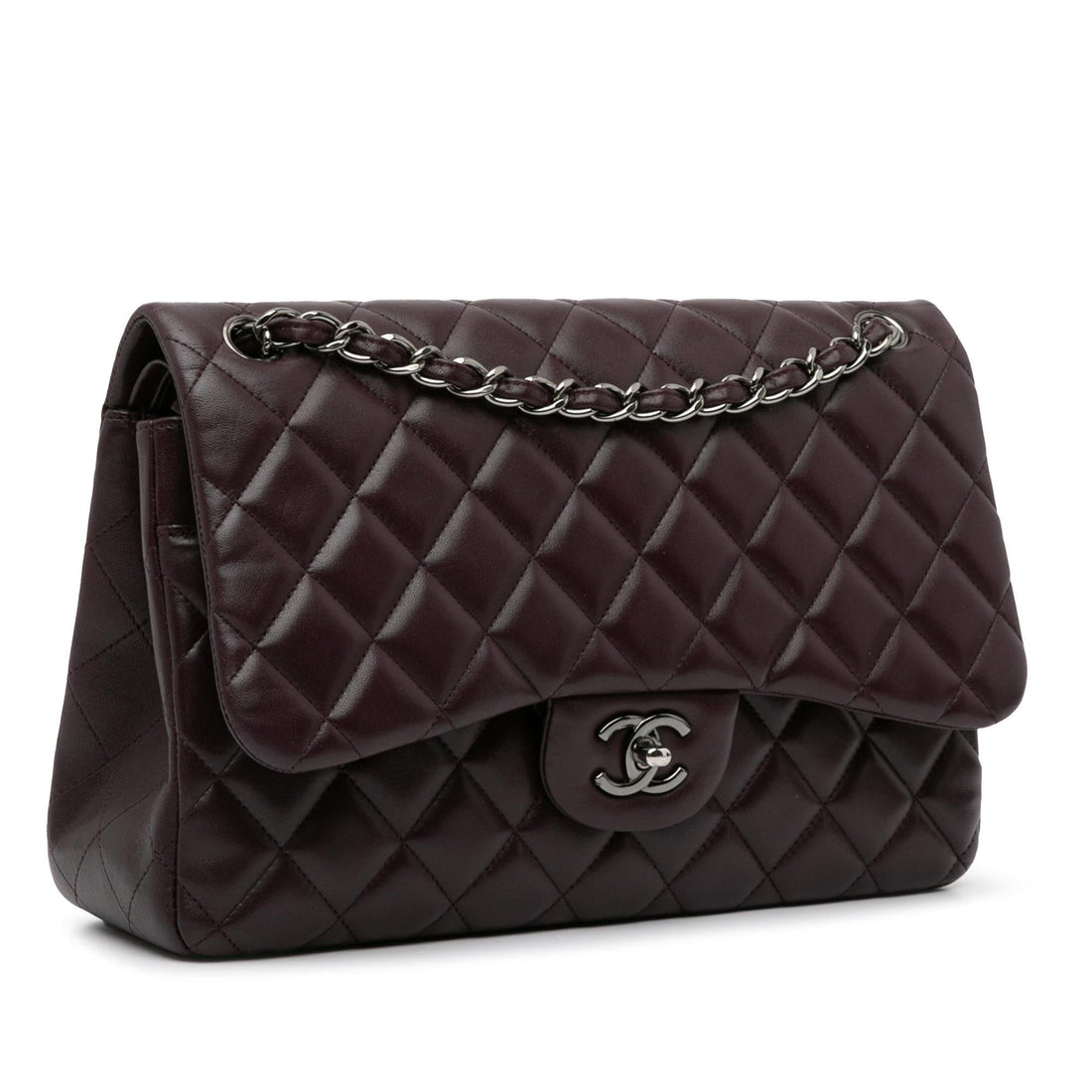 Chanel Jumbo Classic Lambskin Double Flap (SHG-rIFMOP)