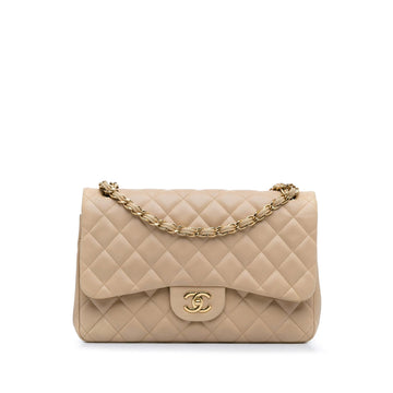 Pearl Street Bags Chanel Jumbo Classic Lambskin Double Flap (SHG-w2q3Kp)