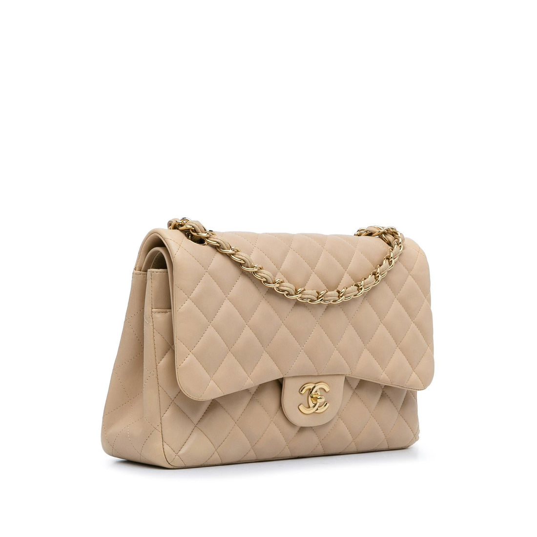 Pearl Street Bags Chanel Jumbo Classic Lambskin Double Flap (SHG-w2q3Kp)