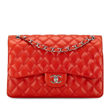 Chanel Jumbo Classic Lambskin Double Flap (SHG-vjBNJ9)
