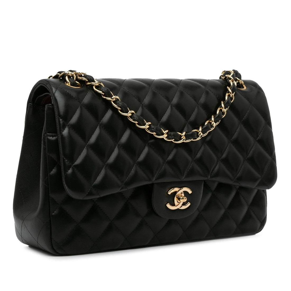 Pearl Street Bags Chanel Jumbo Classic Lambskin Double Flap (SHG-0LaKgj)
