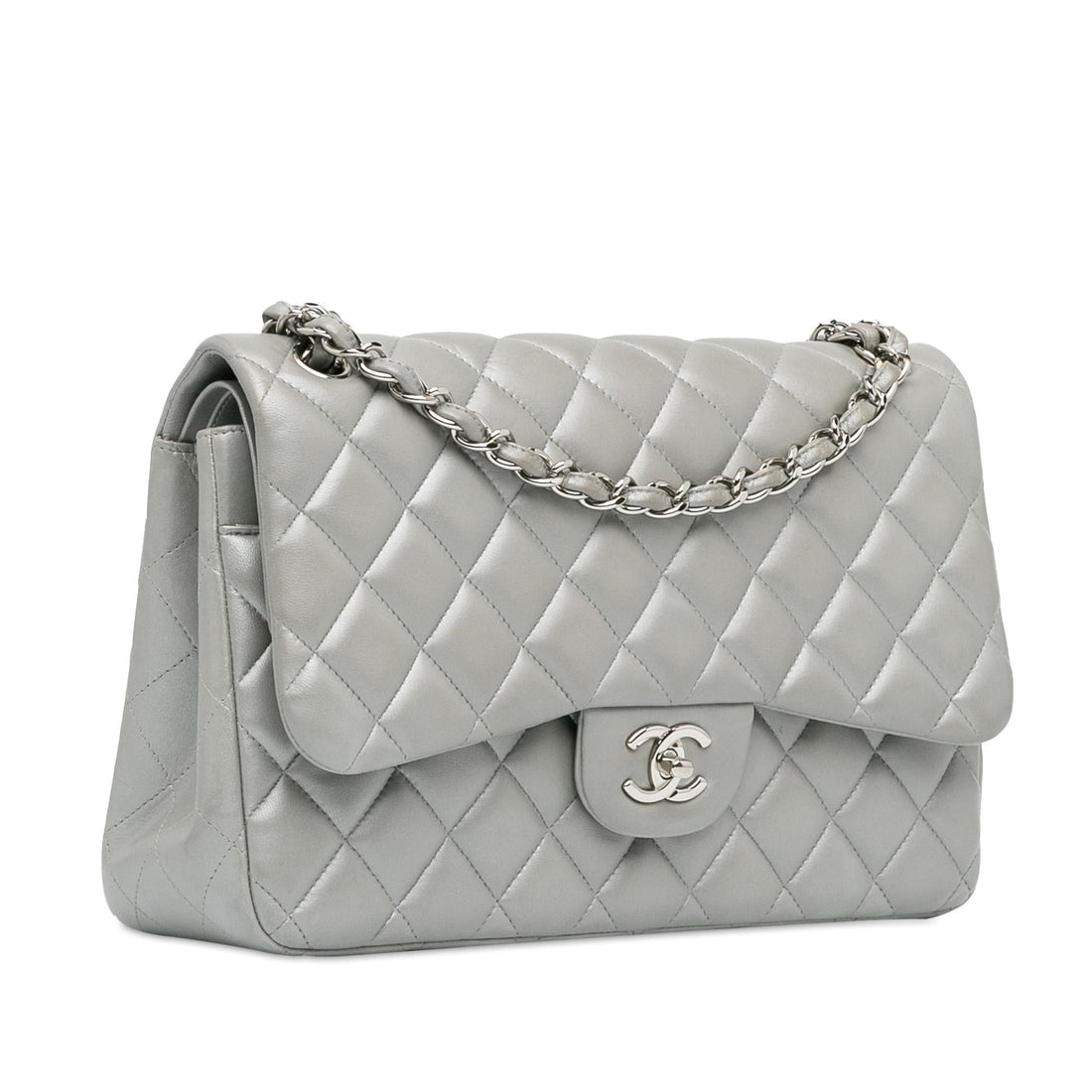 Chanel Jumbo Classic Lambskin Double Flap (SHG-9Vm2sZ)