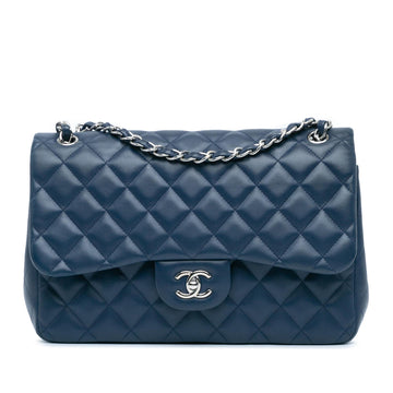 Chanel Jumbo Classic Lambskin Double Flap (SHG-cbBwv7)