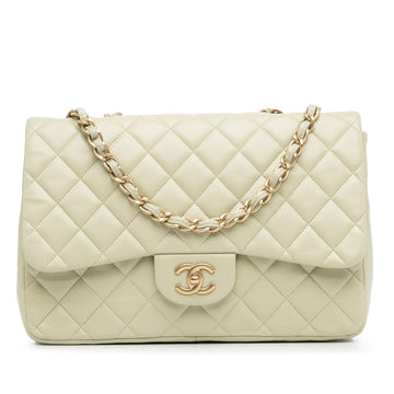 Pearl Street Bags Chanel Jumbo Classic Lambskin Single Flap (SHG-RAwy5g)
