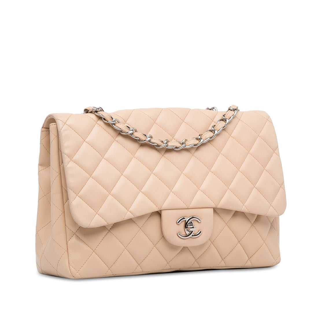 Pearl Street Bags Chanel Jumbo Classic Lambskin Single Flap (SHG-gKWzLM)