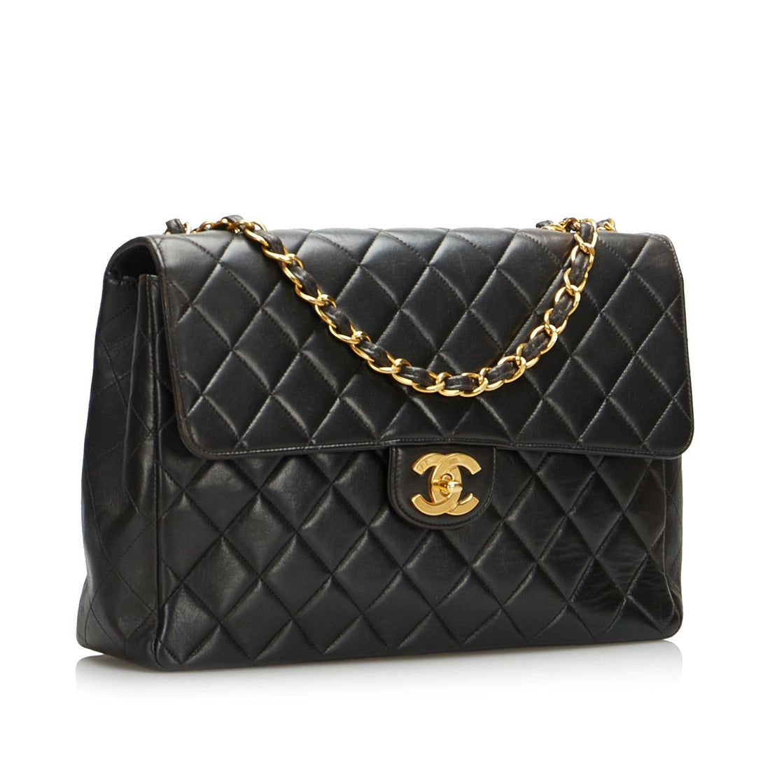 Pearl Street Bags Chanel Jumbo Classic Lambskin Single Flap (SHG-f1GsEa)
