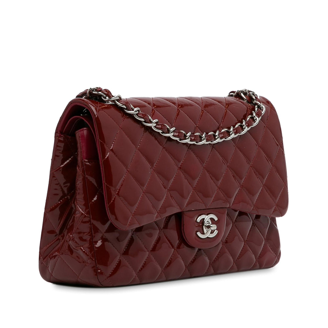 Pearl Street Bags Chanel Jumbo Classic Patent Double Flap (SHG-xpIJe0)