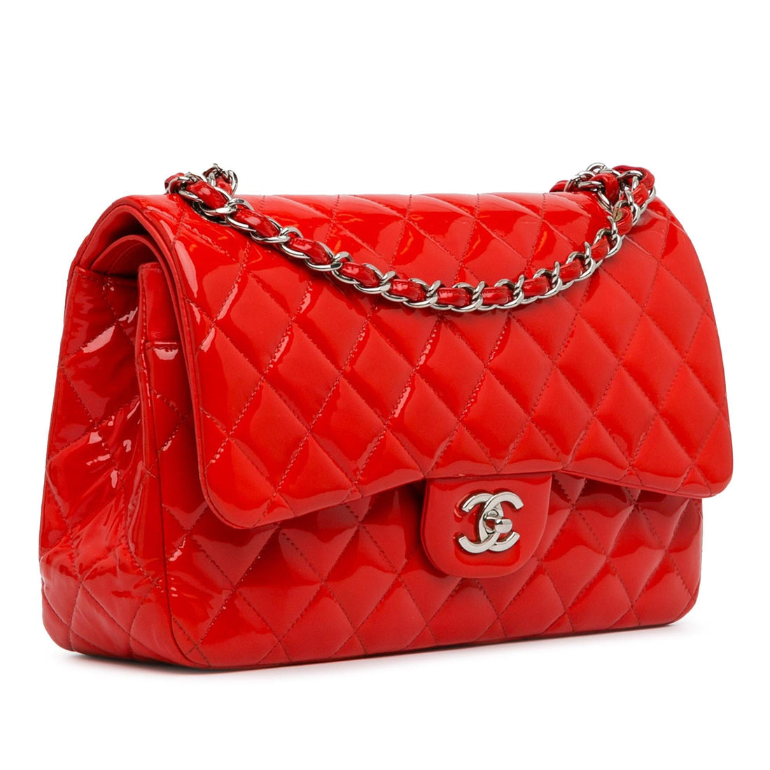 Pearl Street Bags Chanel Jumbo Classic Patent Double Flap (SHG-Pg0nJy)