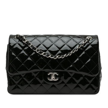 Pearl Street Bags Chanel Jumbo Classic Patent Double Flap (SHG-gJqseL)
