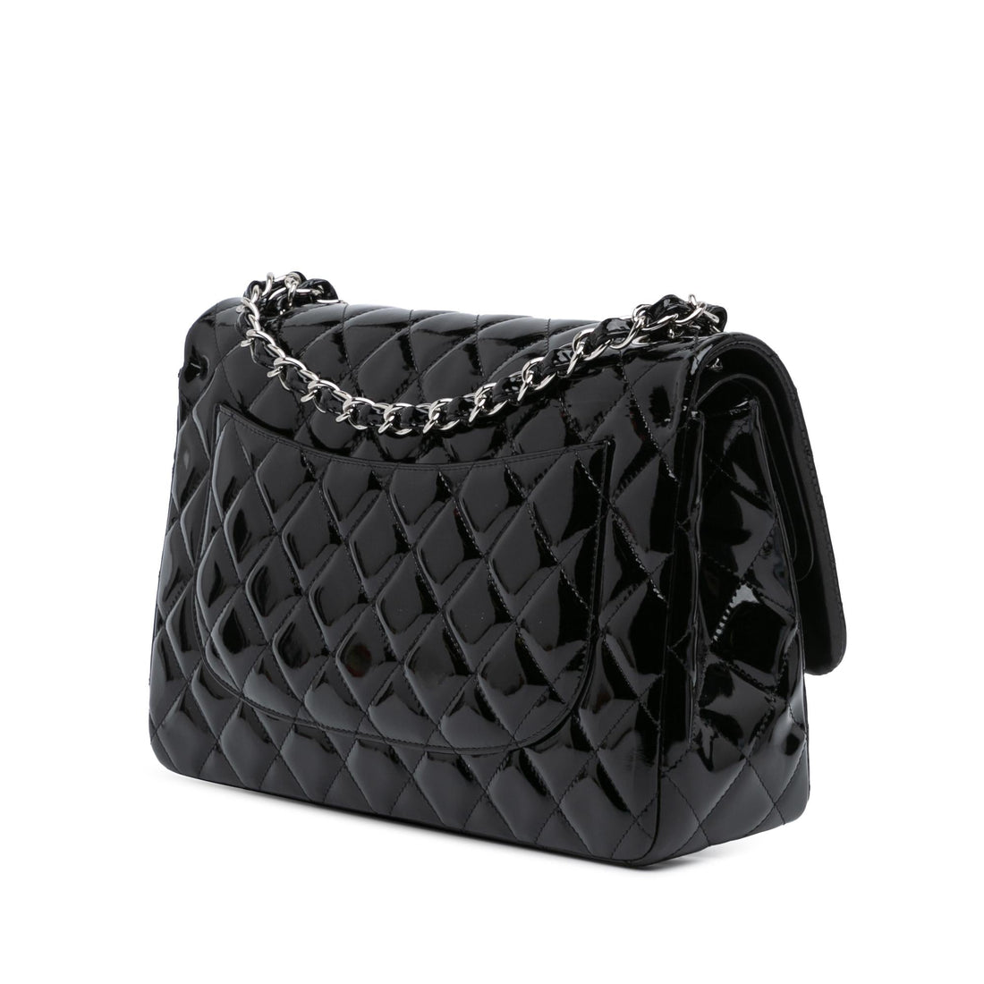Top Quality Chanel Jumbo Classic Patent Double Flap (SHG-RpHTAb)