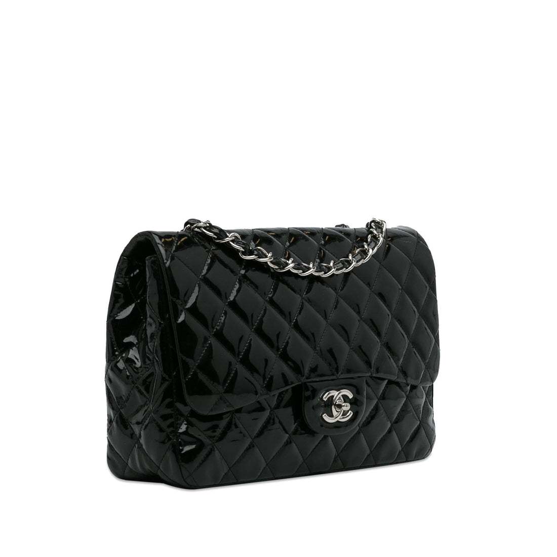 Pearl Street Bags Chanel Jumbo Classic Patent Single Flap Bag (SHG-k7UqYV)