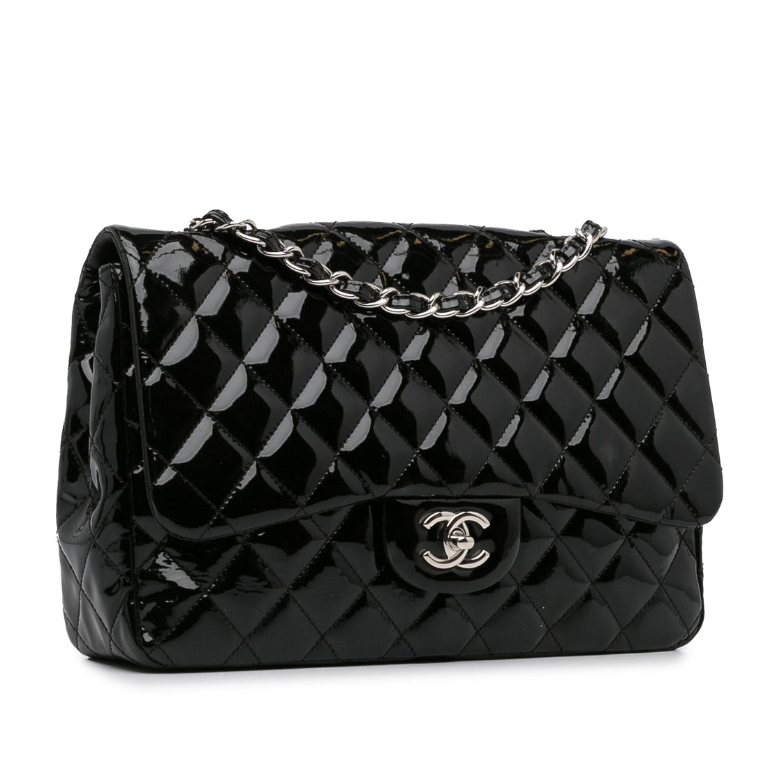 Pearl Street Bags Chanel Jumbo Classic Patent Single Flap (SHG-0iRSAh)