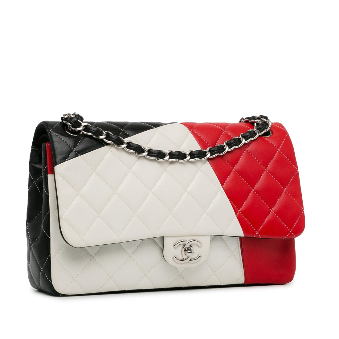 Pearl Street Bags Chanel Jumbo Colorblock Classic Flap Bag (SHG-9TADjH)