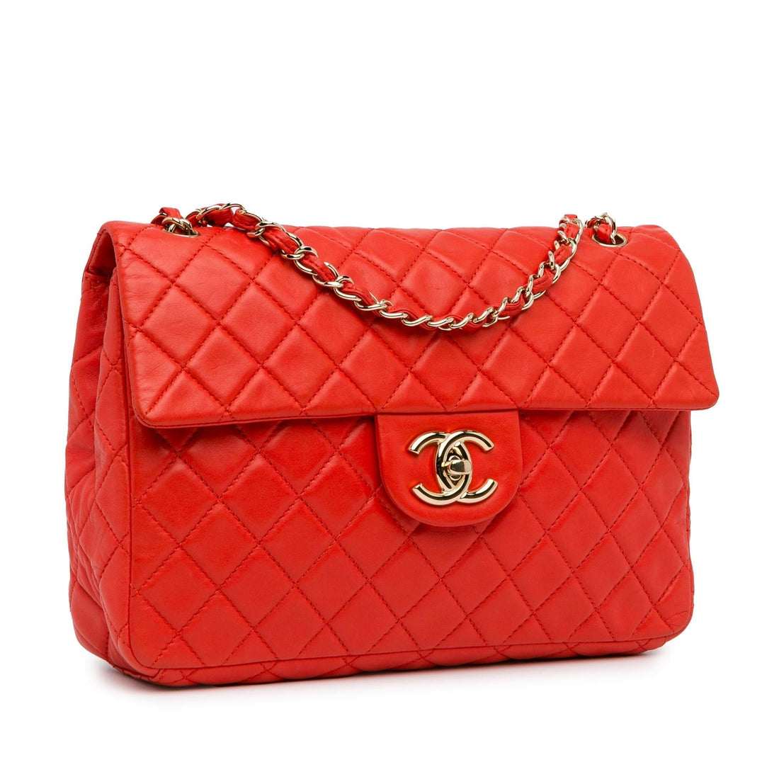 Pearl Street Bags Chanel Jumbo XL Classic Lambskin Single Flap (SHG-VP2NPO)