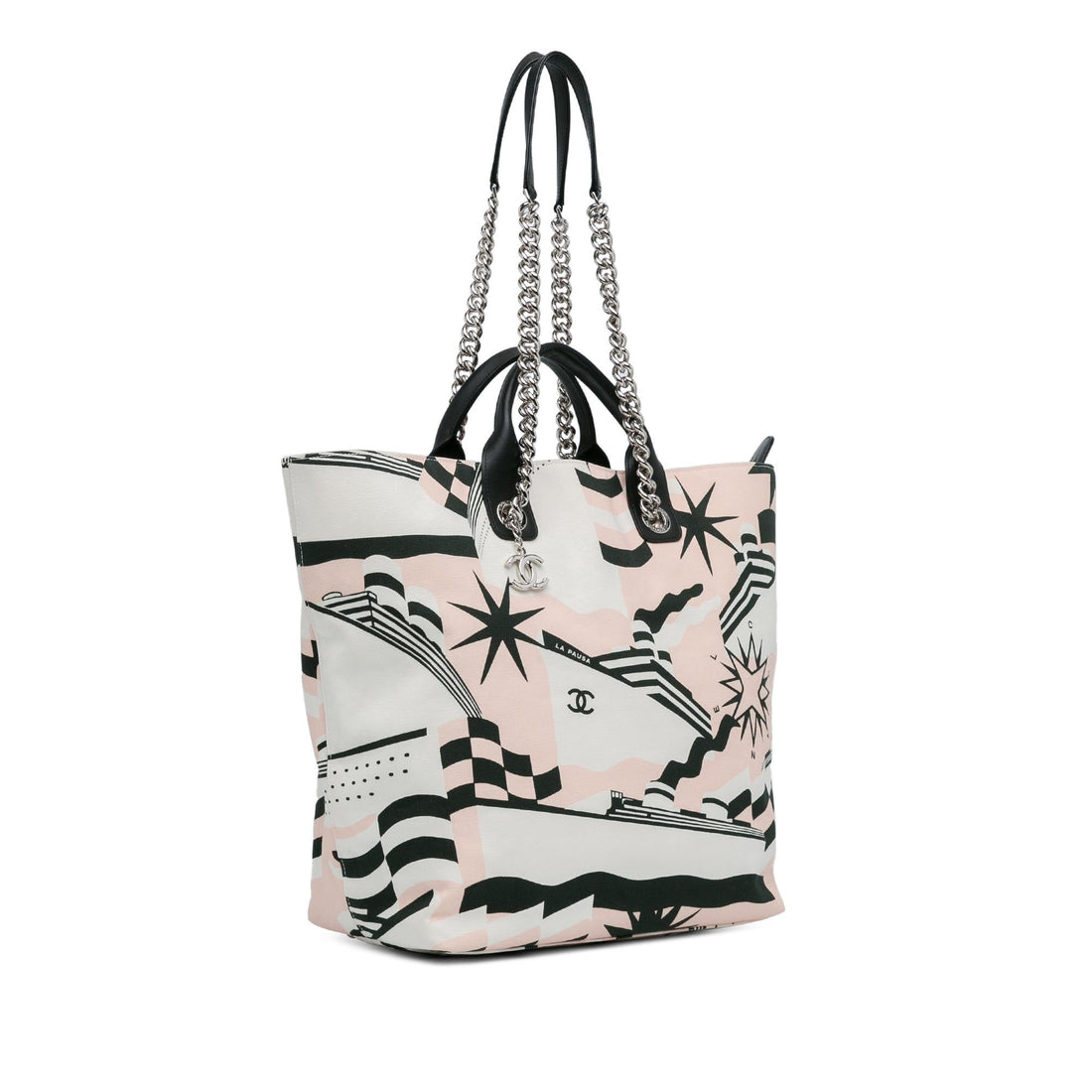 Chanel La Pausa Bay Shopping Tote (SHG-BHPMOc)