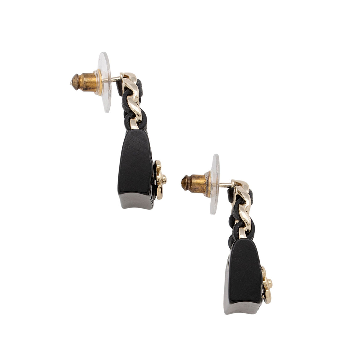Pearl Street Bags Chanel Lambskin CC Turnlock Chain Flap Bag Earrings (SHF-OSbL4p)