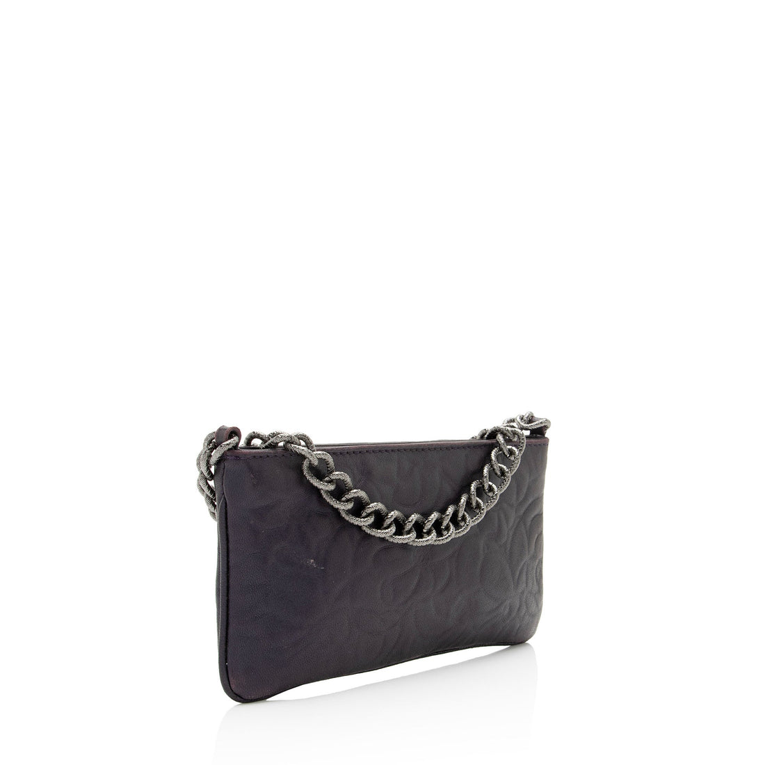 Pearl Street Bags Chanel Lambskin Camellia Chain Pochette (SHF-qFR6yY)