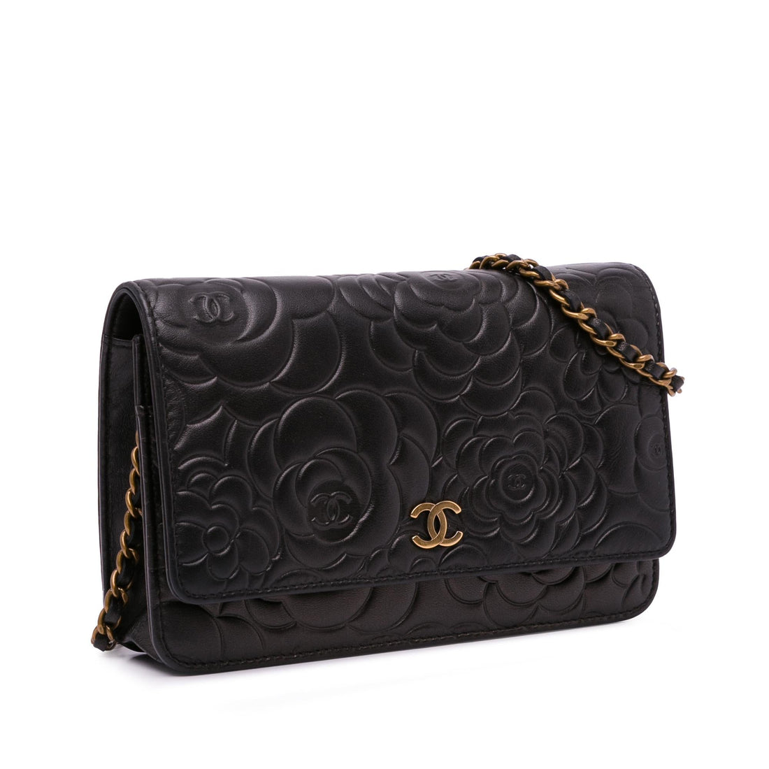Pearl Street Bags Chanel Lambskin Camellia Wallet On Chain (SHG-uwF0Rj)