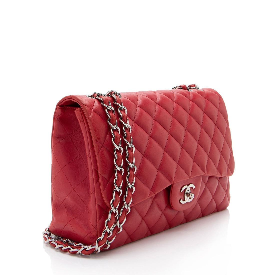 Chanel Lambskin Classic Jumbo Single Flap Bag (SHF-2kI1jH)