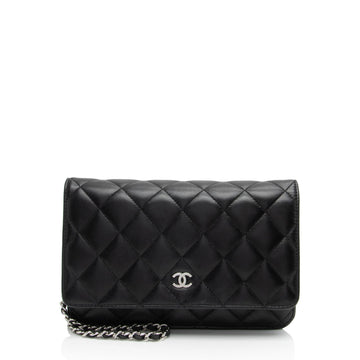 Pearl Street Bags Chanel Lambskin Classic Wallet on Chain (SHF-zqvIju)