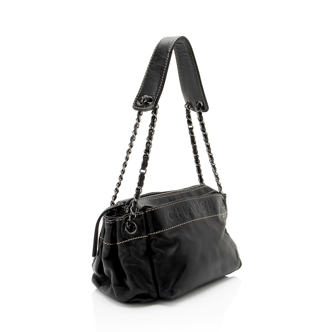 Top Quality Chanel Lambskin LAX Accordion Shoulder Bag (SHF-8qR2yb)