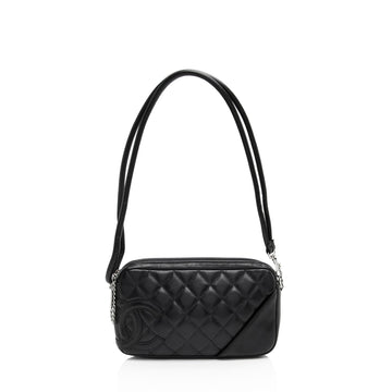 Pearl Street Bags Chanel Lambskin Ligne Cambon Pochette Shoulder Bag (SHF-XPwjPq)