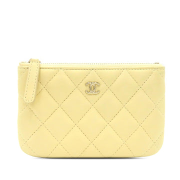 Chanel Lambskin Mini O Case Pouch (SHG-ubGuHV)