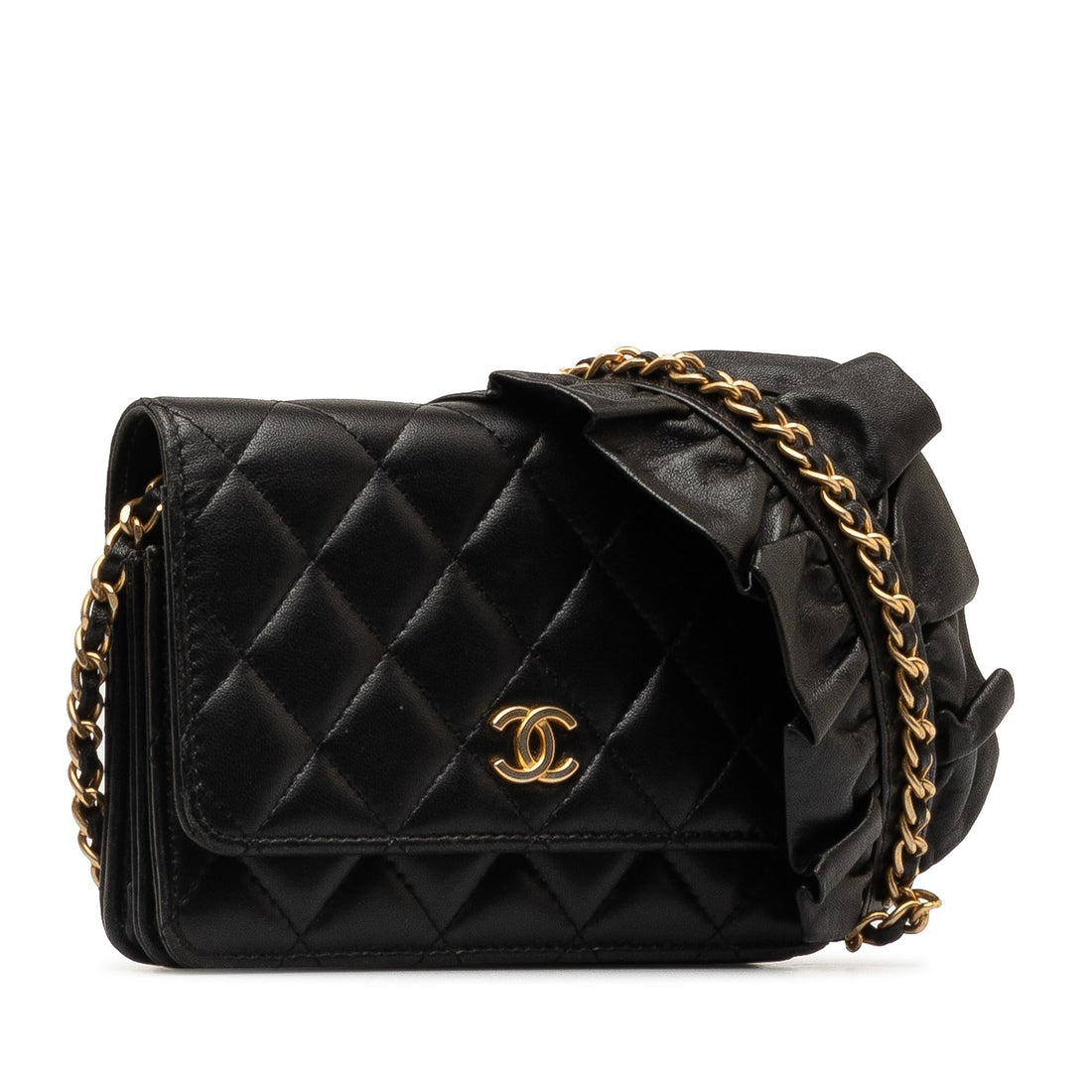 Chanel Lambskin Romance Wallet On Chain (SHG-KUQyCX)