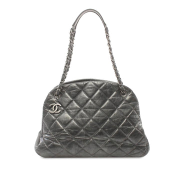 Chanel Large Aged Calfskin Just Mademoiselle Bowling Bag (SHG-gDNFoT)