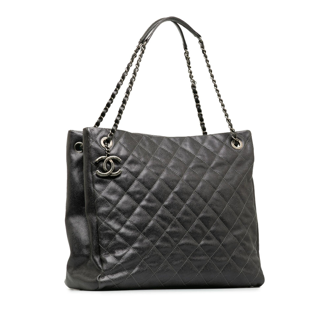 Pearl Street Bags Chanel Large Caviar Chic Shopping Tote (SHG-apkgpU)