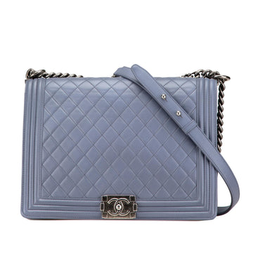 Chanel Large Lambskin Boy Flap (SHG-HucASr)