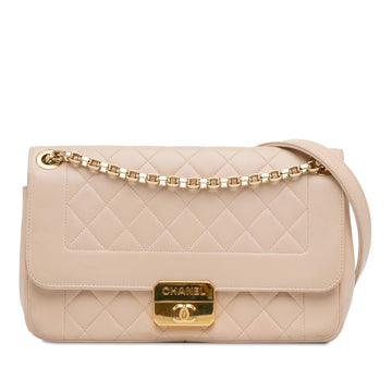 Pearl Street Bags Chanel Large Lambskin Chic With Me Flap (SHG-RWlMpG)