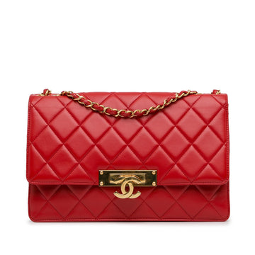 Pearl Street Bags Chanel Large Lambskin Golden Class Flap (SHG-dJzpw1)