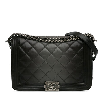 Chanel Large Ombre CalBNkin Boy Flap (SHG-hOtY0Z)