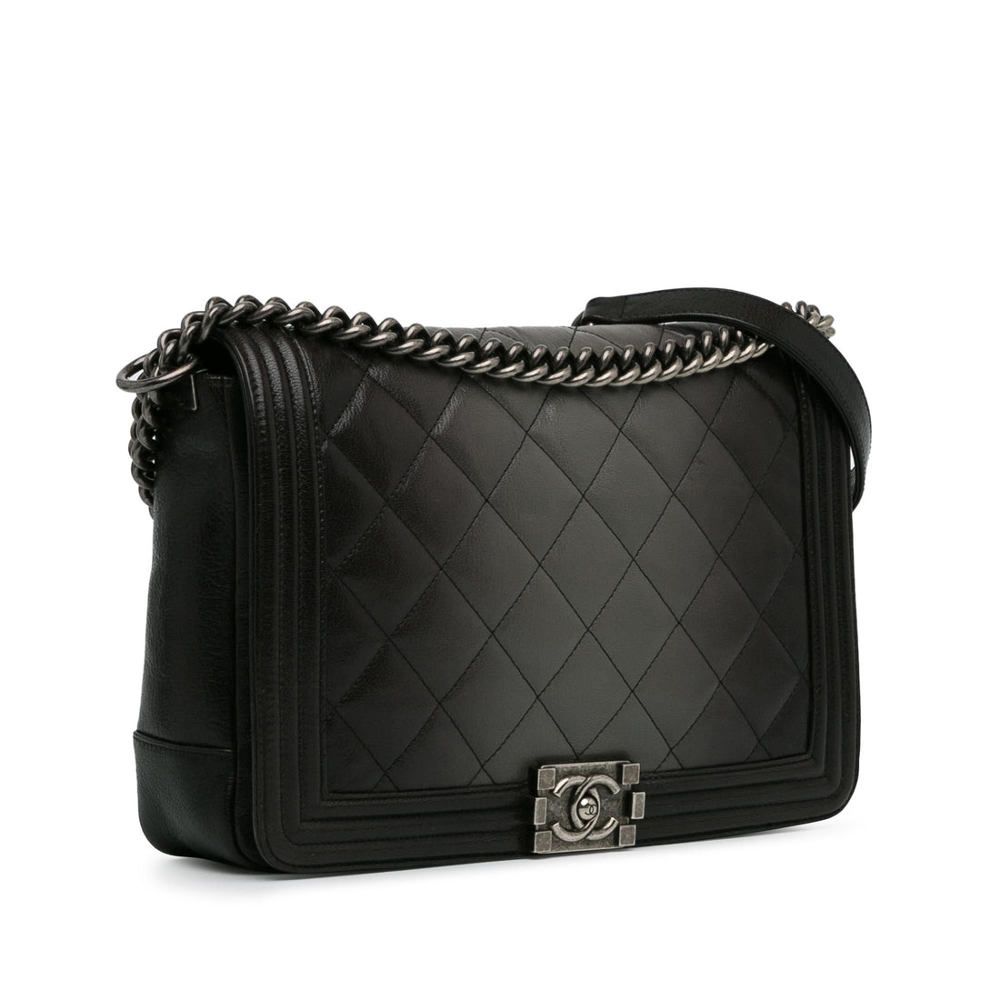 Chanel Large Ombre CalBNkin Boy Flap (SHG-hOtY0Z)