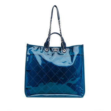 Top Quality Chanel Large PVC and Lambskin Coco Splash Shopping Tote (SHG-jMDi6W)