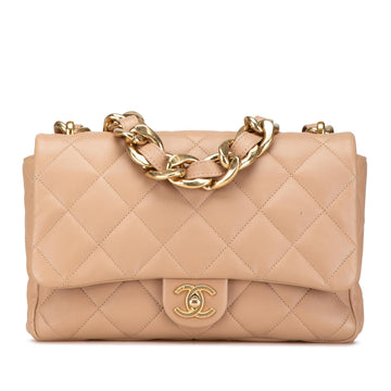 Chanel Large Quilted Lambskin Funky Town Flap (SHG-EOFWXo)