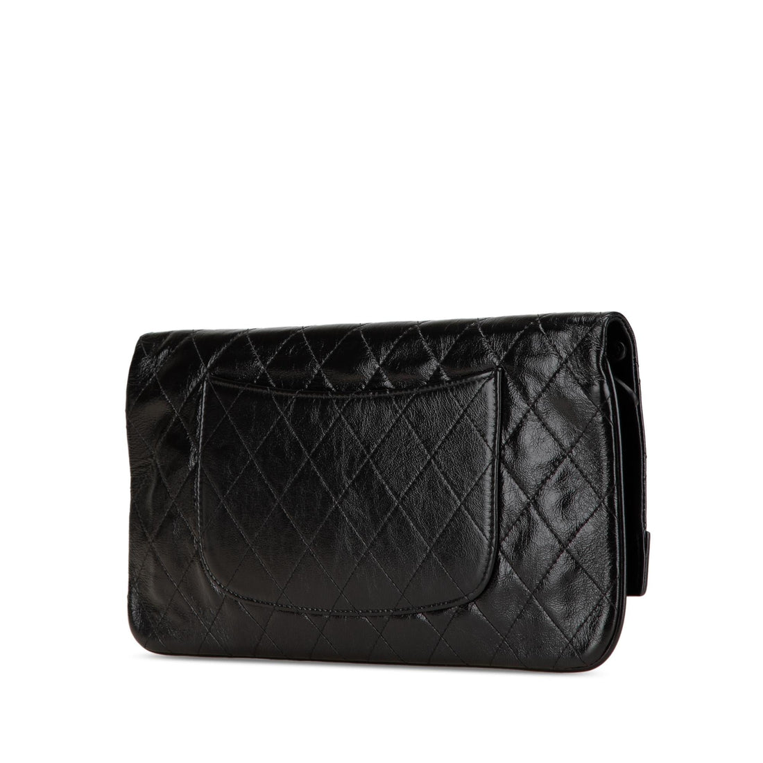 Chanel Large Shiny Crumpled Calfskin 31 Clutch (SHG-WsVqtd)