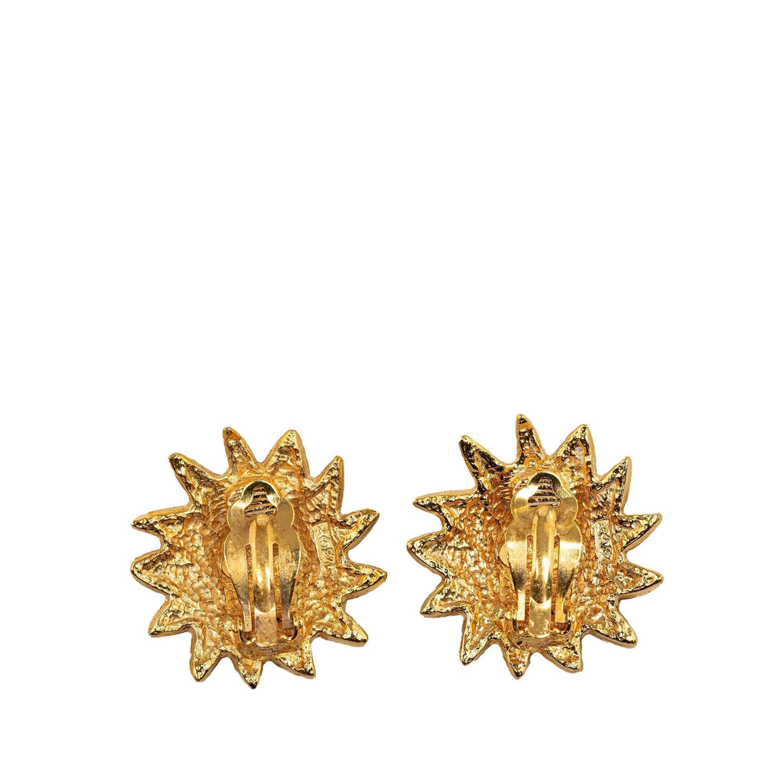 Pearl Street Bags Chanel Lion Motiff Clip On Earrings (SHG-O4L70x)