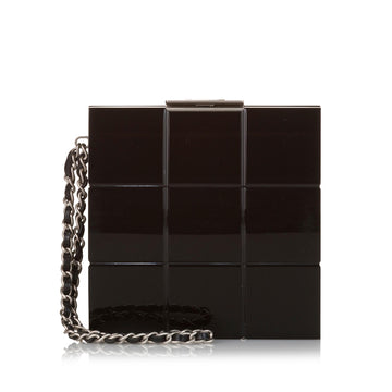 Pearl Street Bags Chanel Lucite Minaudiere Perspex Clutch Bag (SHG-n1w3Mj)