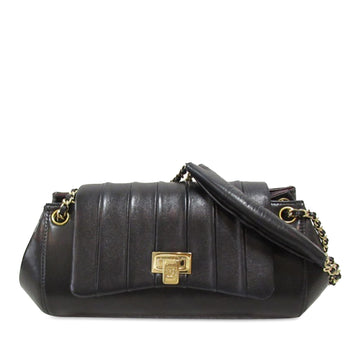 Pearl Street Bags Chanel Mademoiselle Ligne Accordion Flap (SHG-ZNLVY9)
