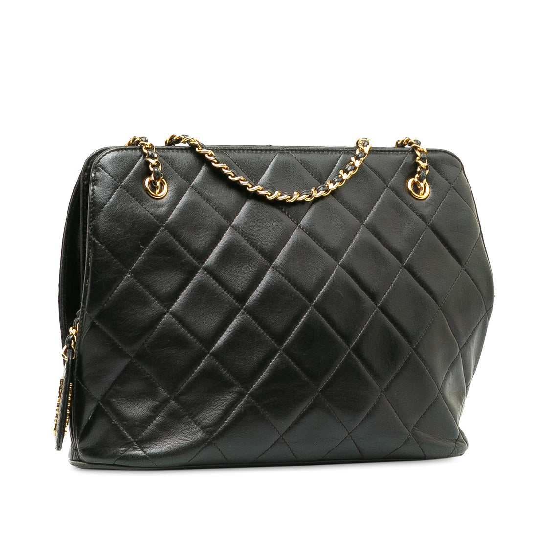 Pearl Street Bags Chanel Matelasse Lambskin Leather Shoulder Bag (SHG-pt26br)