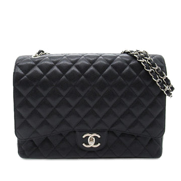 Pearl Street Bags Chanel Maxi Classic Caviar Double Flap (SHG-vrfubg)