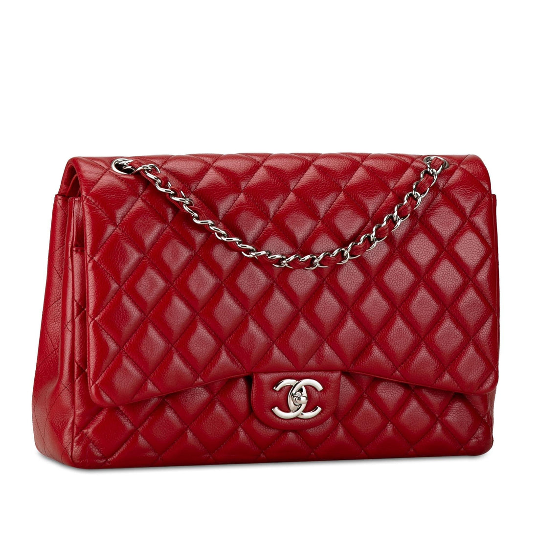 Pearl Street Bags Chanel Maxi Classic Caviar Double Flap (SHG-5RHsXh)