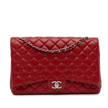 Pearl Street Bags Chanel Maxi Classic Caviar Double Flap (SHG-vmKn86)