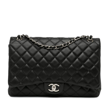 Chanel Maxi Classic Lambskin Double Flap (SHG-5E7enw)